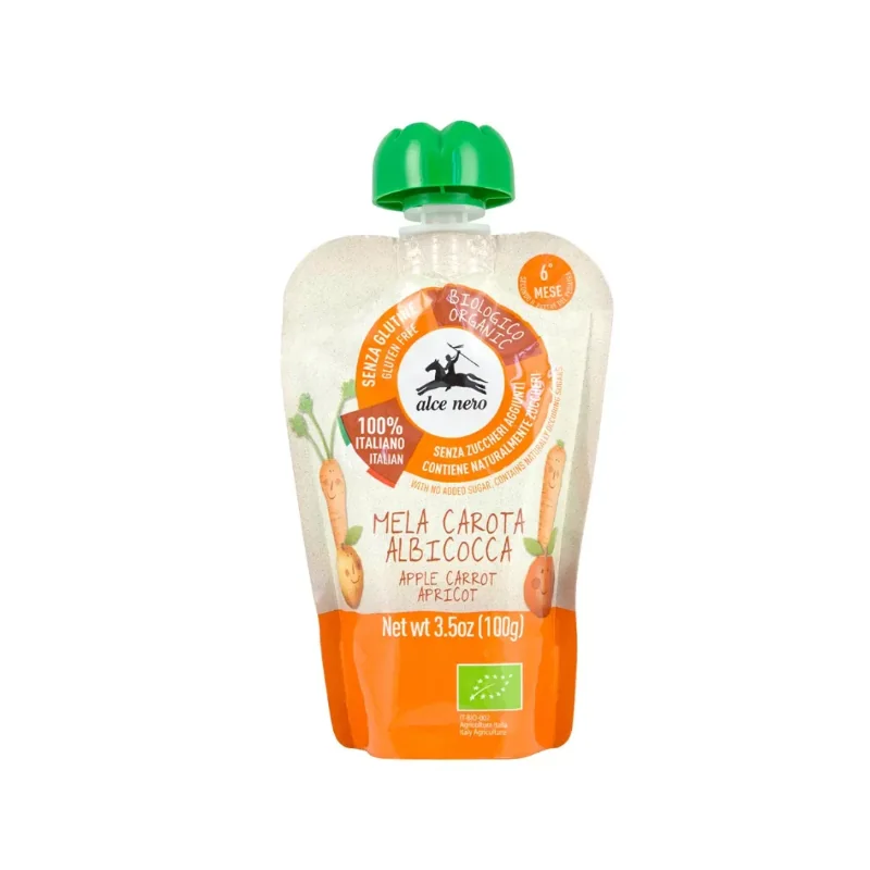 ALCE NERO POMME CAROTTE ABRICOT 100G