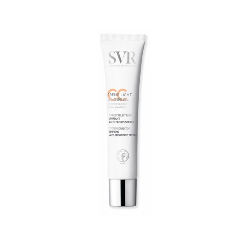 SVR CLAIRIAL CC CRÈME CORRECTEUR UNIFIANT ANTI-TACHES LIGHT SPF50+ 40 ML