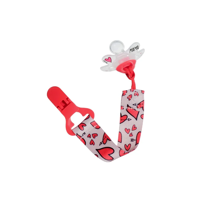 Difrax Attache sucette - Rouge 1050