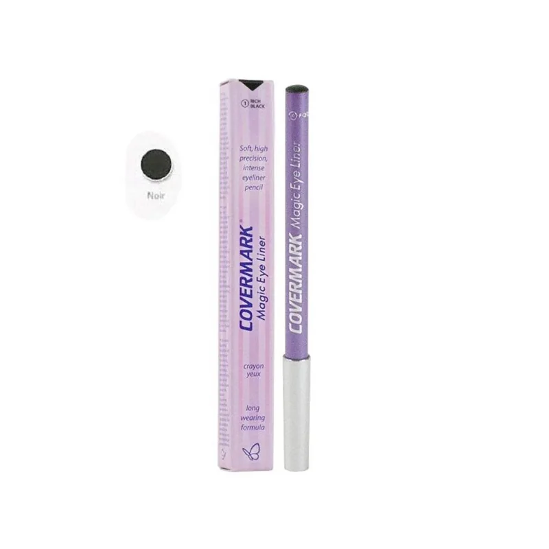 COVERMARK Magic Eye Liner Noir N°1 1.5g - Crayon Yeux Waterproof Anti-Âge Premium