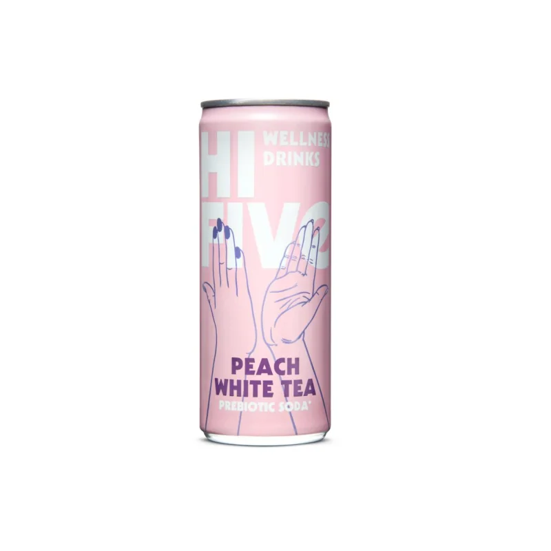 HI-FIVE SODA PREBIOTIC PECHE 250ML