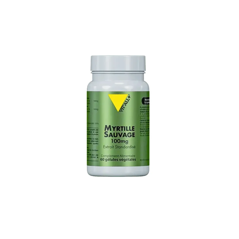 VIT'ALL+ MYRTILLE SAUVAGE 100MG 60 GEL