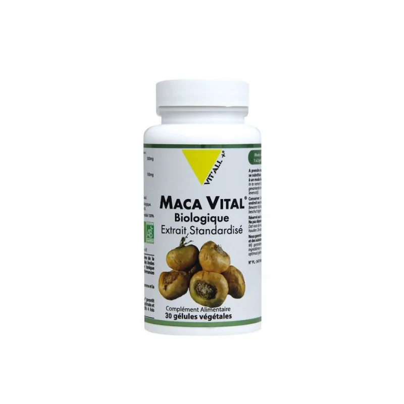 VIT’ALL+ Maca Vital 500Mg 30 Gélules