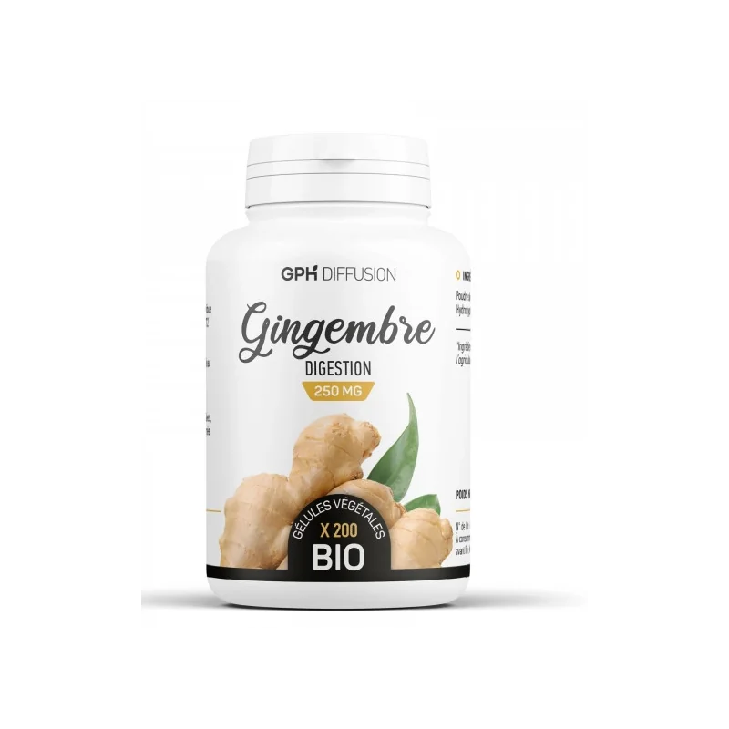 GPH DIFFUSION GINGEMBRE Bio 200 gélules