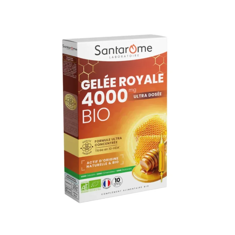 SANTAROME GELEE ROYALE 4000MG 10 AMP
