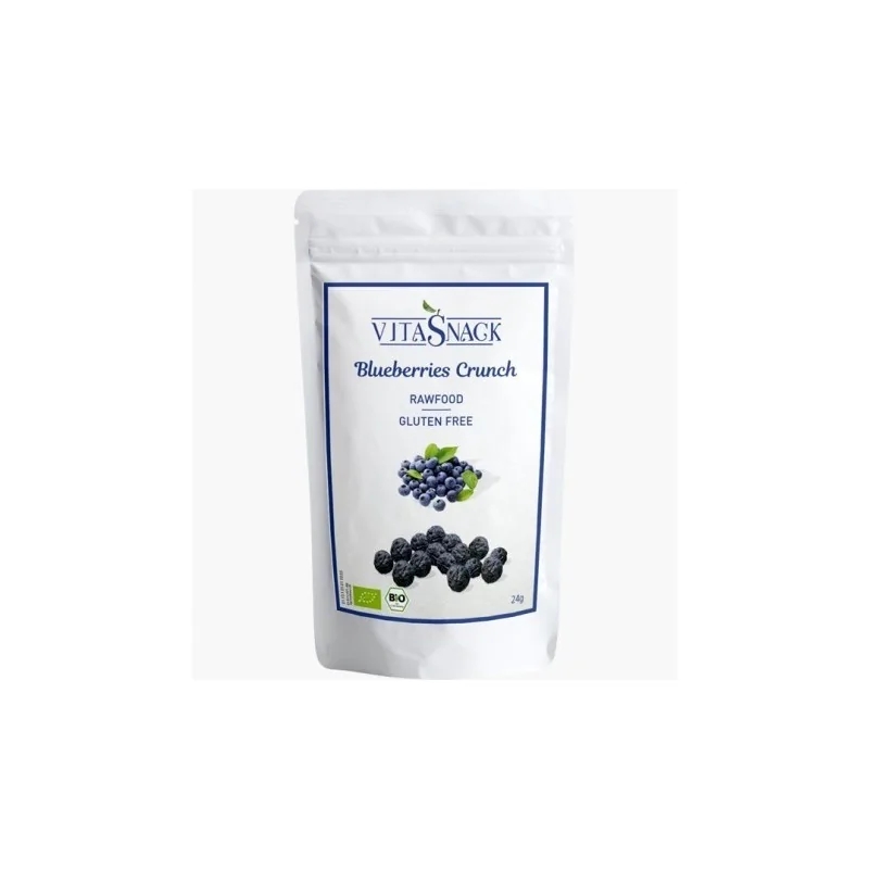 Vitasnack Croustillant myrtille eco sans gluten, sel ni sucre