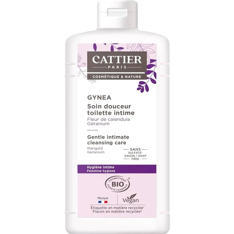 CATTIER Gynea Soin Douceur Toilette Intime BIO 500 ml
