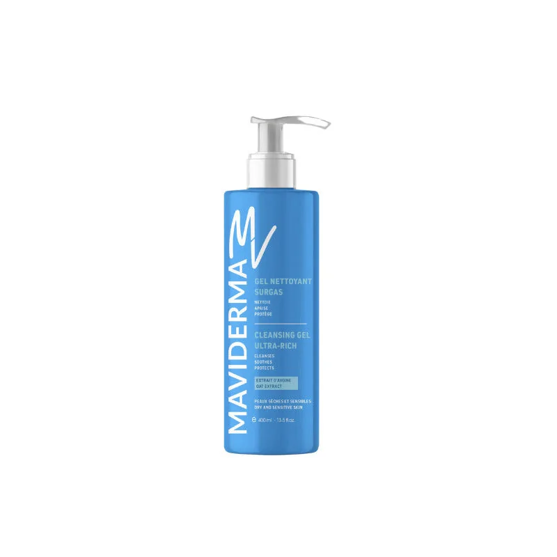 MAVIDERMA gel nettoyant surgras 400 ML