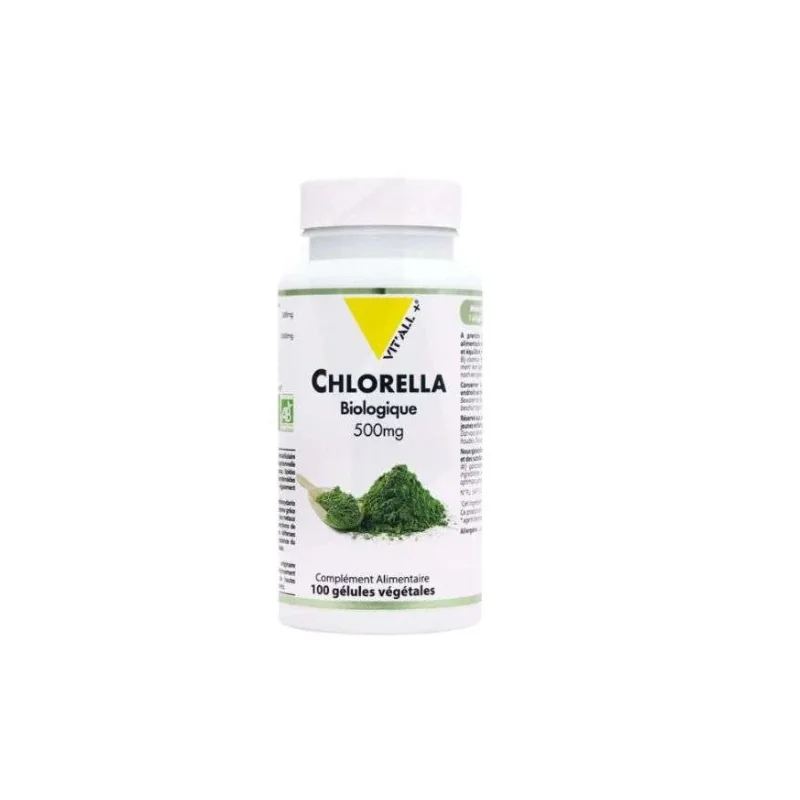 VIT’ALL+ CHLORELLA 500MG 100GEL