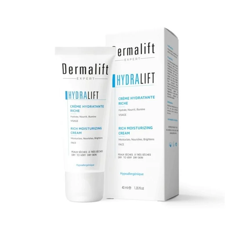 Dermalift Hydralift Crème Hydratante Peaux Sèches À Très Sèches 40 Ml
