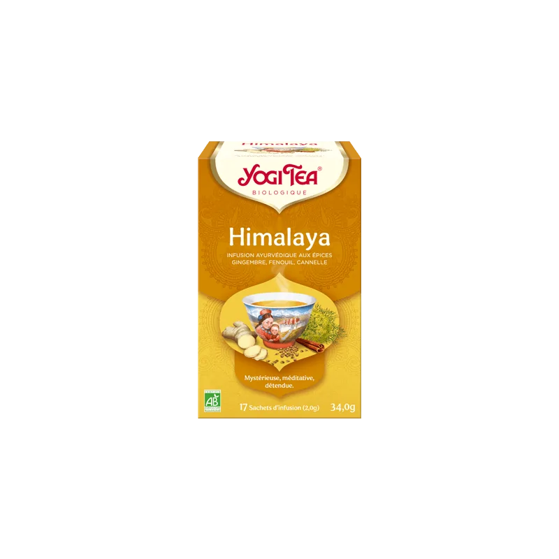 Yogi Tea Himalaya 17x2g ( Gingembre, fenouil, cannelle, anis, coriandre)