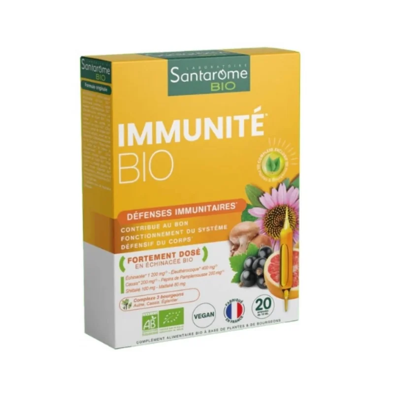 SANTAROME IMMUNITÉ BIO 20 AMPOULES