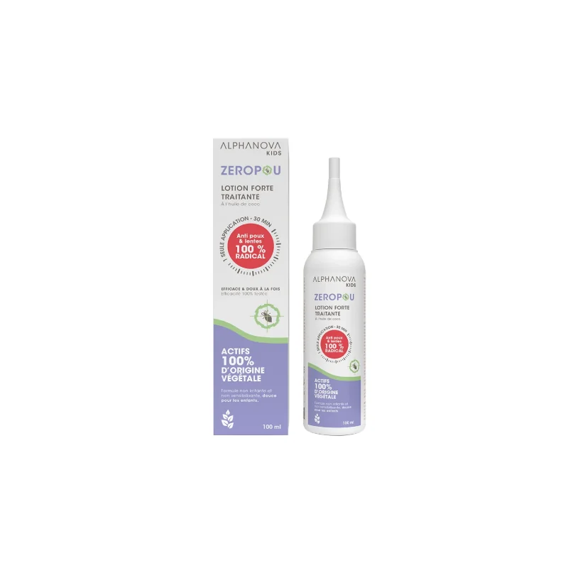 ALPHANOVA Lotion anti-poux & lentes ZEROPOU 100ml