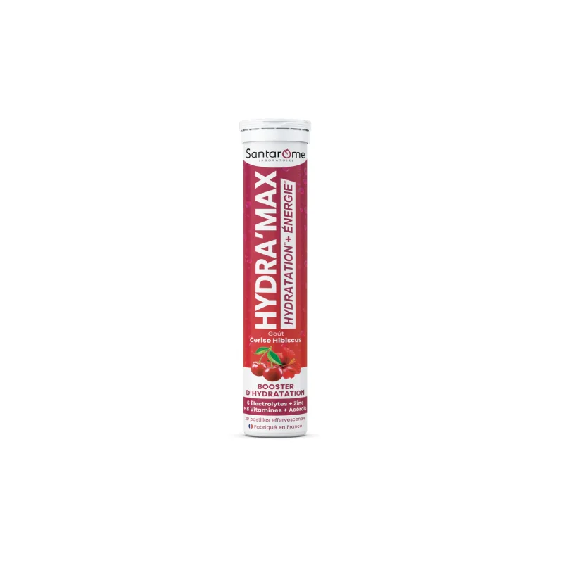 SANTAROME HYDRAMAX CERISE HIBISCUS 20 PASTILLES