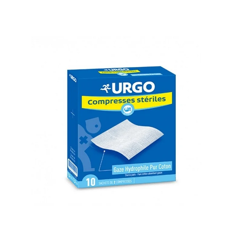 URGO COMPRESSES DE GAZE STÉRILES 30x30cm