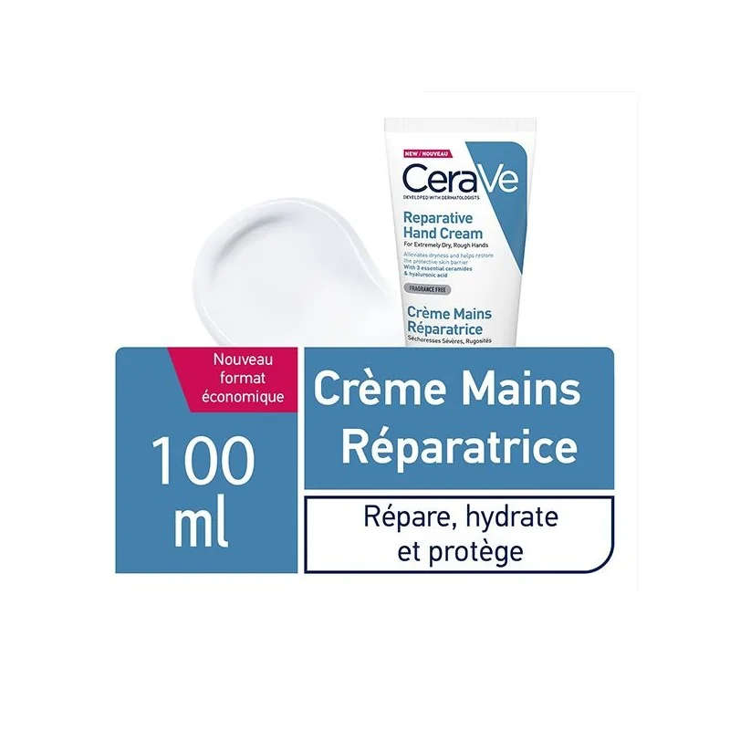 Cerave Crème Mains Réparatrice 100 ml