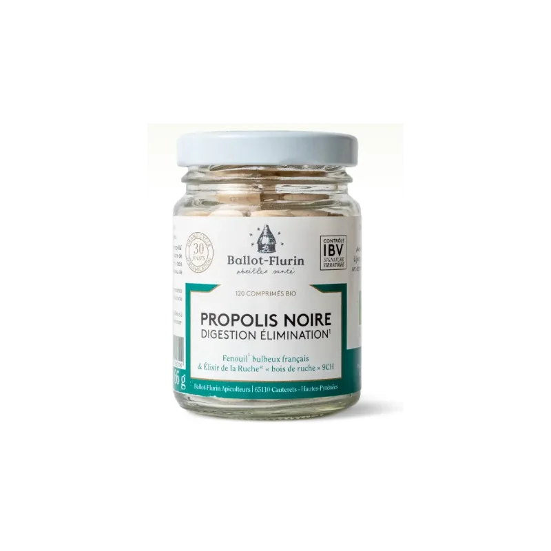 BALLOT-FLURIN PROPOLIS NOIRE DIGESTION & ÉLIMINATION 120 COMPRIMÉS