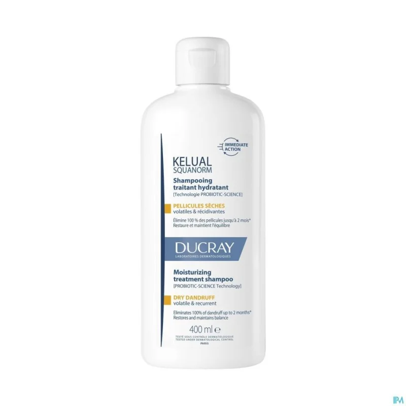 Ducray Kelual Squanorm Shampoing Traitant Pellicules Seches 200ml