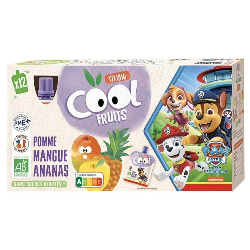Vitabio POMME MANGUE ANANAS 12x90G