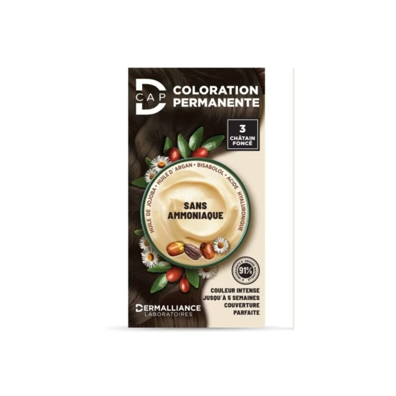 D-CAP Coloration N°3 Chatain Fonce