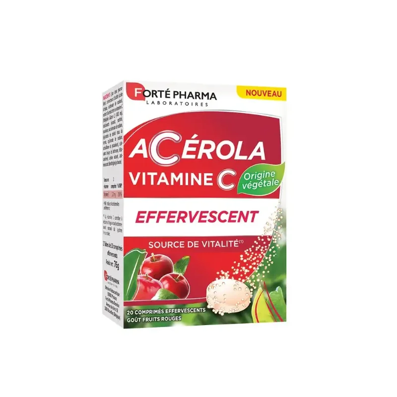 FORTE PHARMA Acérola Vitamine C, B20 Effervescents