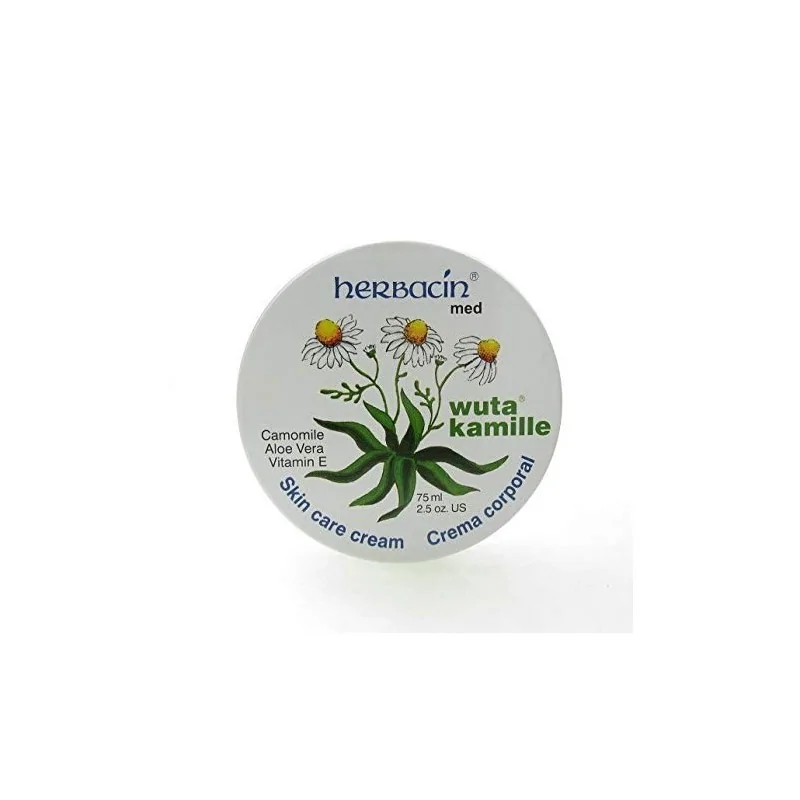 Herbacin wuta kamille crème pour la peau tin 75ml