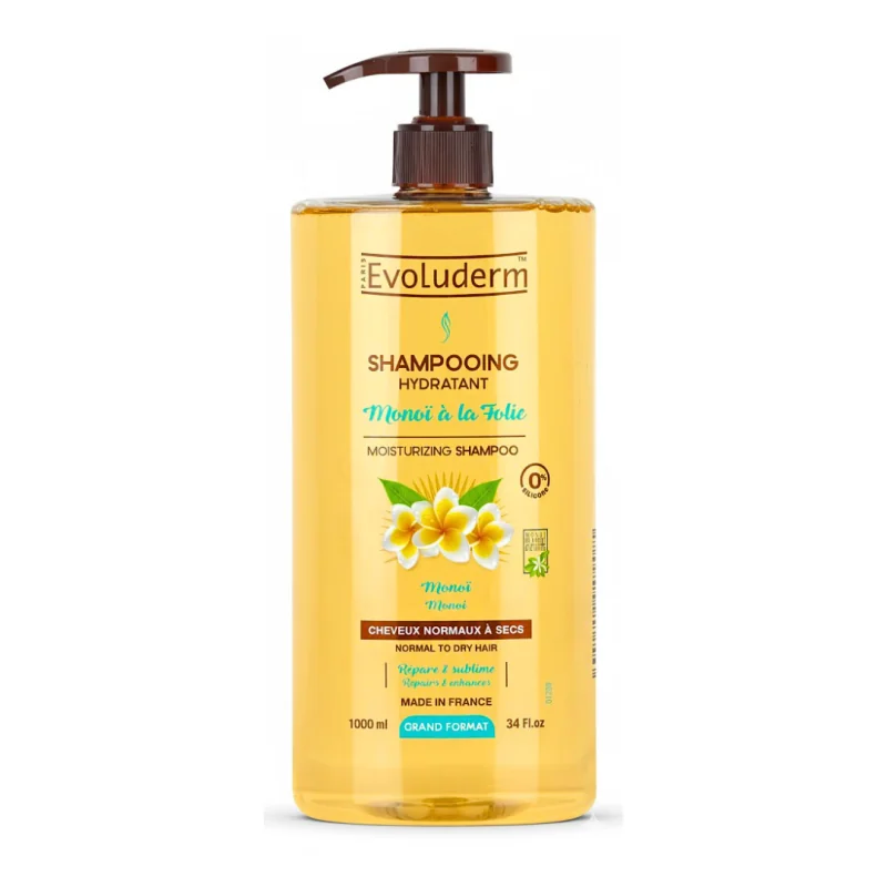 Evoluderm Shampoing Monoi A La folie 1L