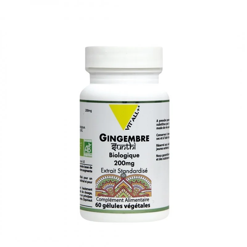 VIT’ALL+ GINGEMBRE 60 GÉLULES