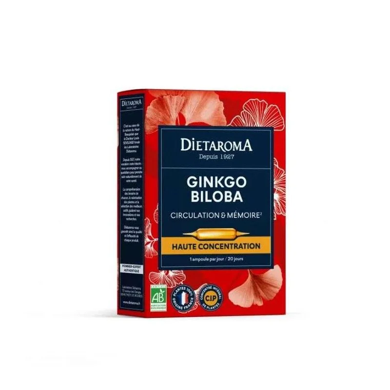 DIETAROMA C.I.P. GINKGO BILOBA 20 ampoules