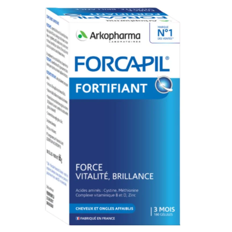 Arkopharma Forcapil Cheveux et Ongles 180 gélules