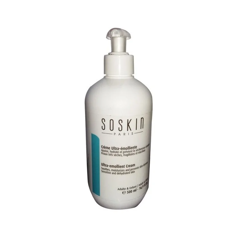 SOSKIN CREME ULTRA EMOLLIENTE 500ml Peaux Très Sèches