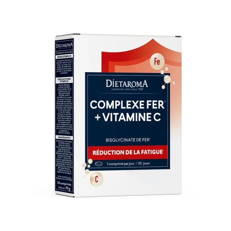 dietaroma Complexe Fer + vitamine C 30comprimés