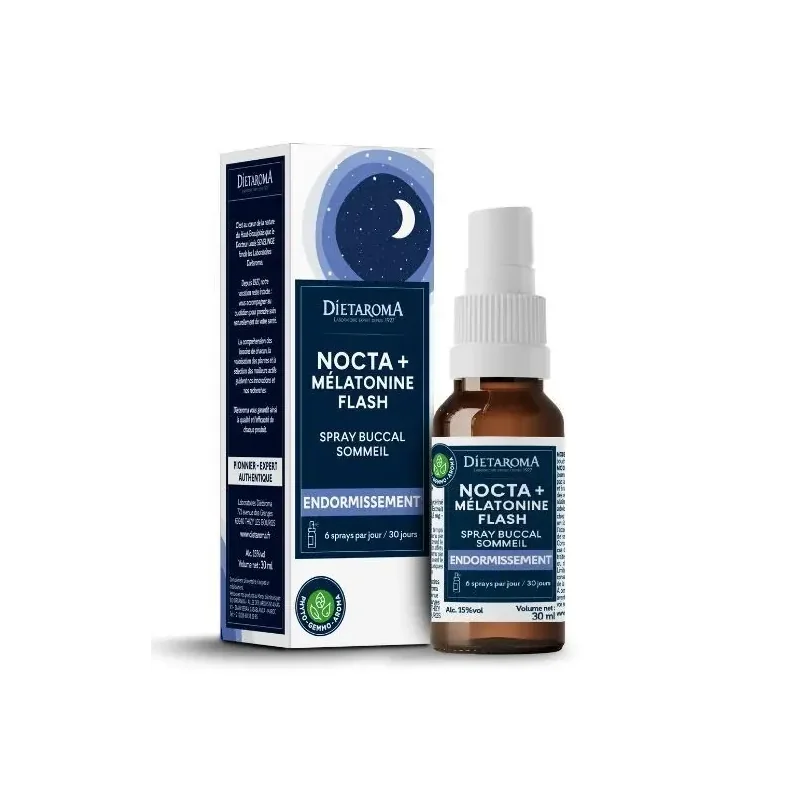 DIETAROMA Nocta + mélatonine flash (spray) 30ml