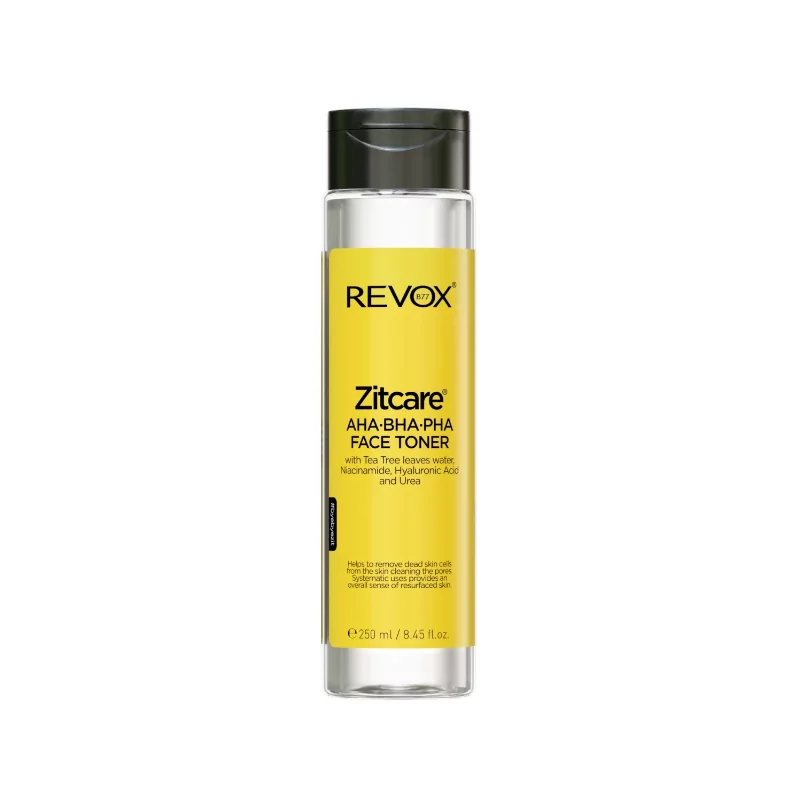 REVOX B77 ZITCARE AHA.BHA.PHA. ACTIVE FACE TONER, 250ml