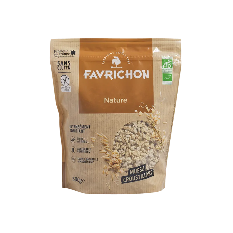 FAVRICHON MUESLI CROUSTILLANT NATURE SG 500G