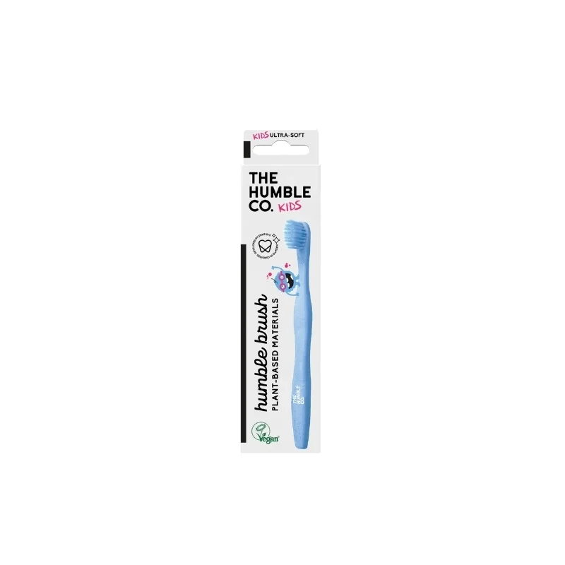 The Humble Co BROSSE A DENTS A BASE DE PLANTES POUR ENFANTS - BLEU