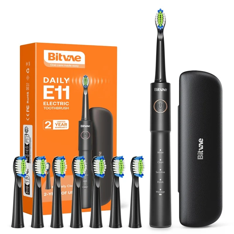 Bitvae BV E11 brosse à dents électrique 8 têtes