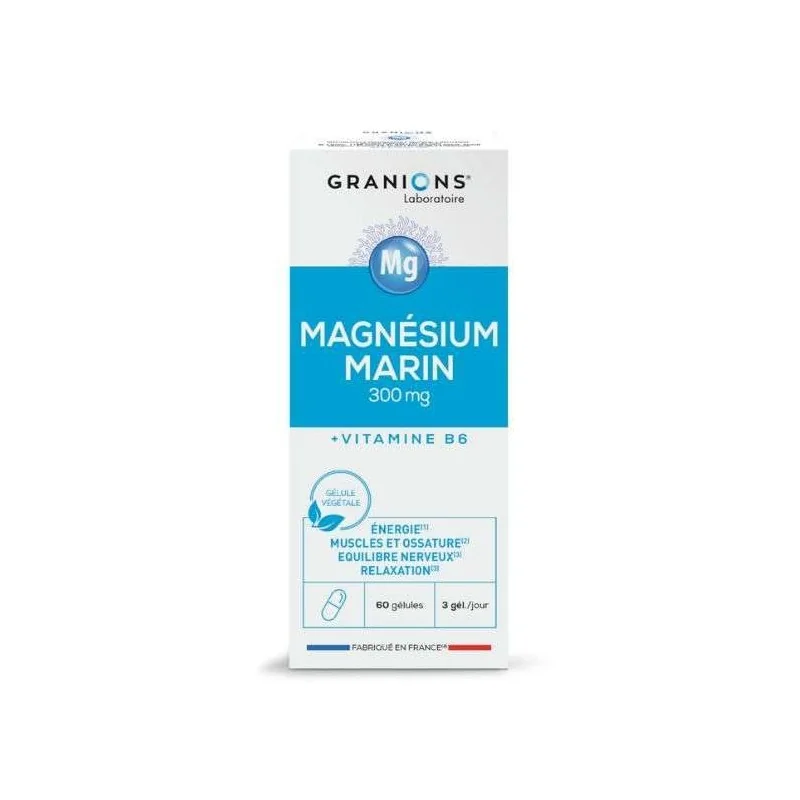 GRANIONS MAGNESIUM MARIN 300MG 60 GELULES