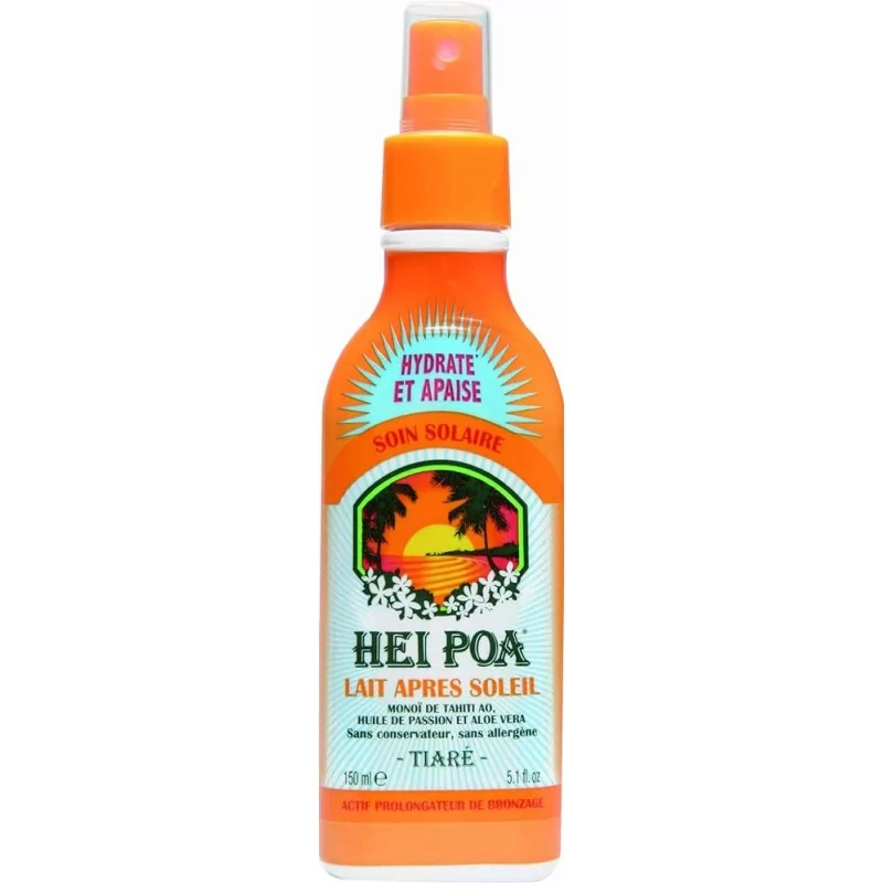 Hei Poa Lait après soleil -Parfum Tiari 150ml