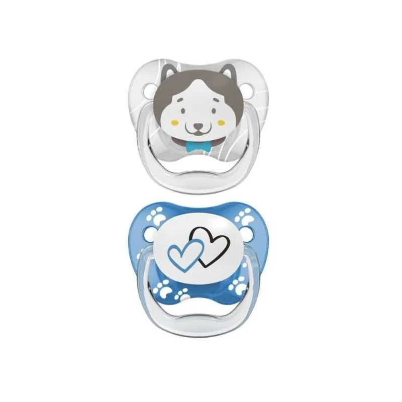 DR BROWNS SUCETTE PREVENT 6-18 MOIS PACK DE 2 Bleu