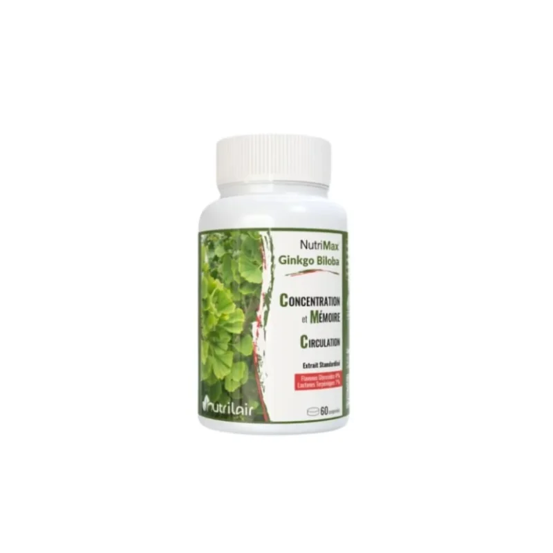 Nutrimax Ginkgo Biloba 60 Comprimes