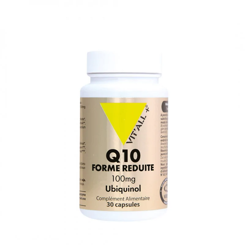 VIT’ALL+ Q10 Réduit 100Mg – Ubiquinol 30 Capsules