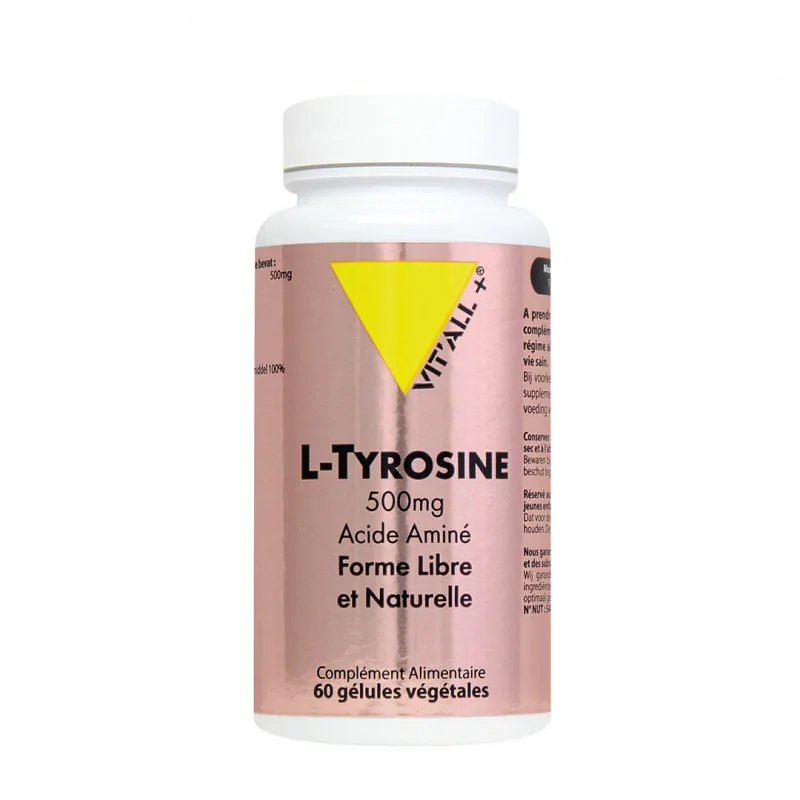 VIT’ALL+ L-Tyrosine 500Mg 60 Gélules
