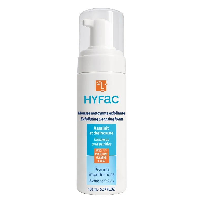 HYFAC MOUSSE NETTOYANTE EXFOLIANTE 150 ML