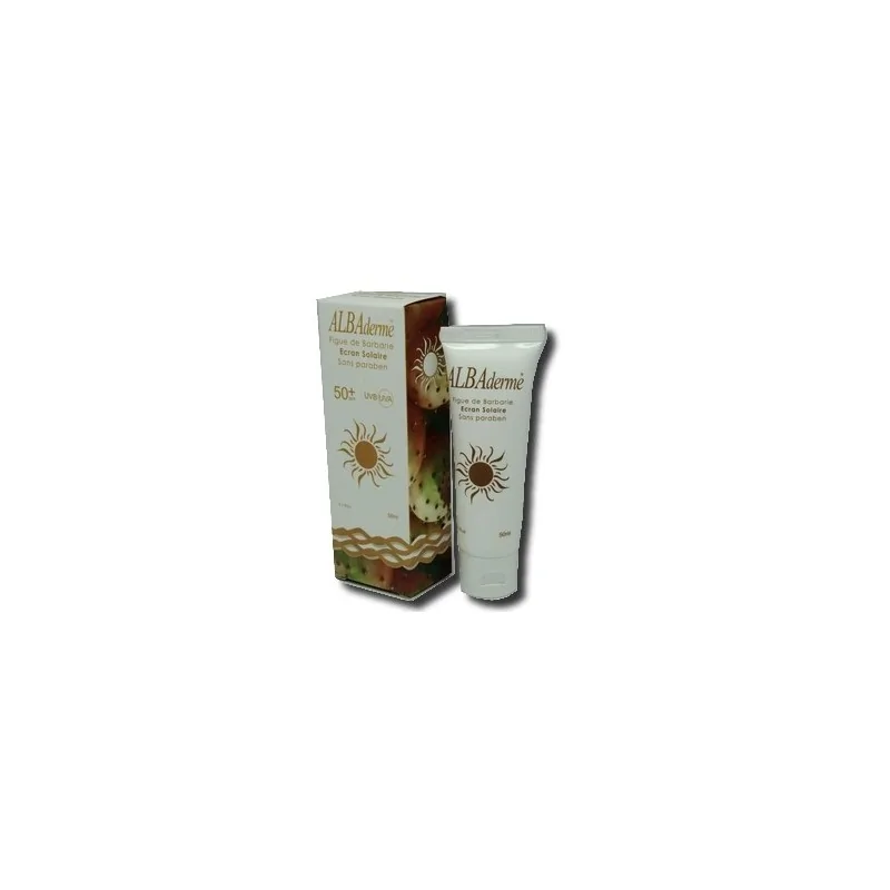 Albaderme Ecran solaire invisible spf50+à la figue de barbarie (50ml)