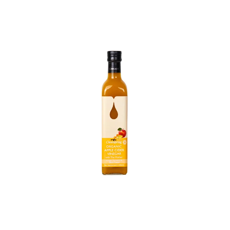 CLEARSPRING VINAIGRE DE CIDRE GINGEMBRE CURCUMA POIVRE NOIR