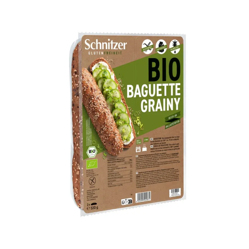 SCHNITZER BAGUETTE AUX GRAINES SG 320G