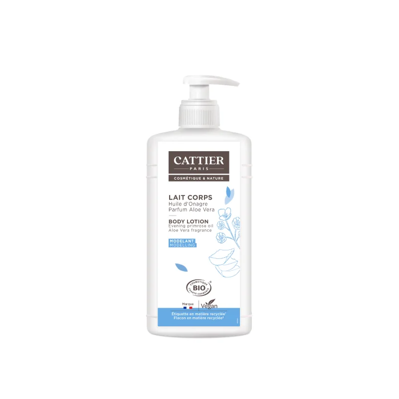 Cattier LAIT CORPS MODELANT ALOE VERA / ONAGRE - 500ml