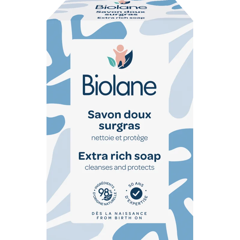 BIOLANE SAVON DOUX SURGRAS 150G