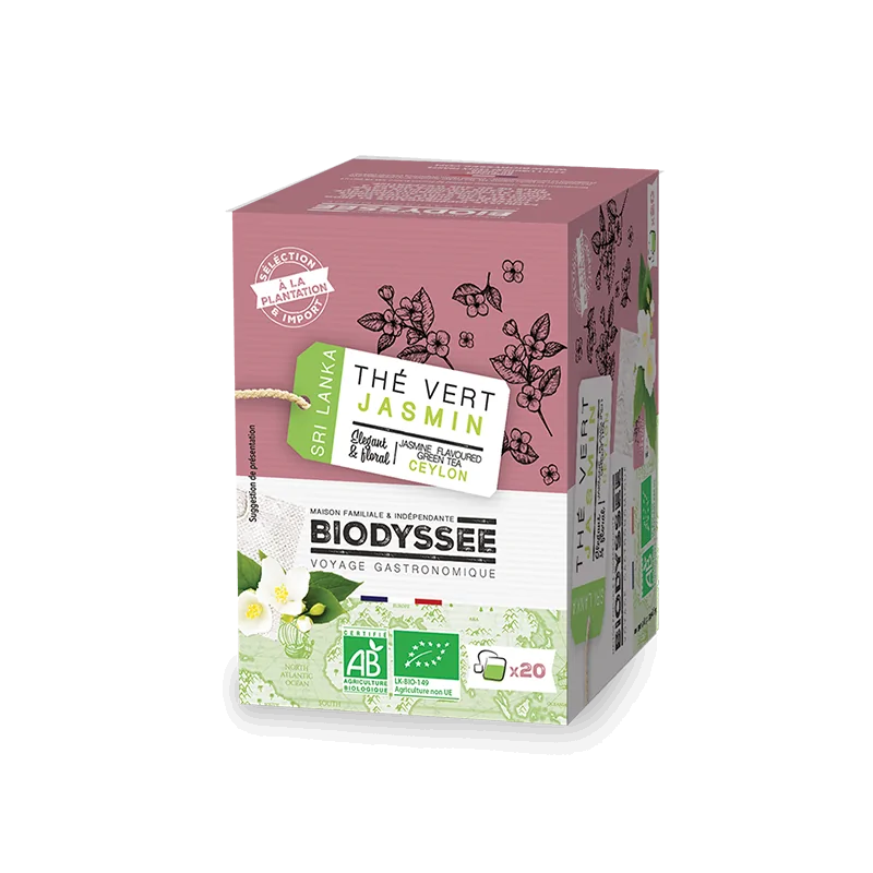 BIODYSSEE THE VERT JASMIN 20 sachets